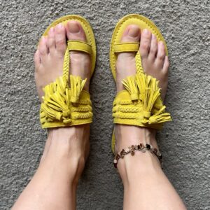 Sandálias Amarelas