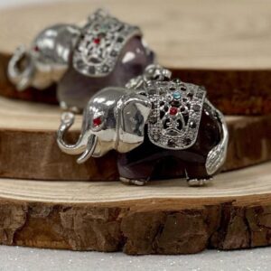 Colar Elefante da Sorte – Ametista